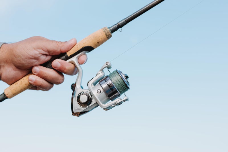 Pflueger Trion Spinning Reel, Size 30 Fishing Reel, Right/Left Handle Position, Graphite Body and Rotor, Corrosion-Resistant, Aluminum Spool, Front Drag System,Silver - Image 2